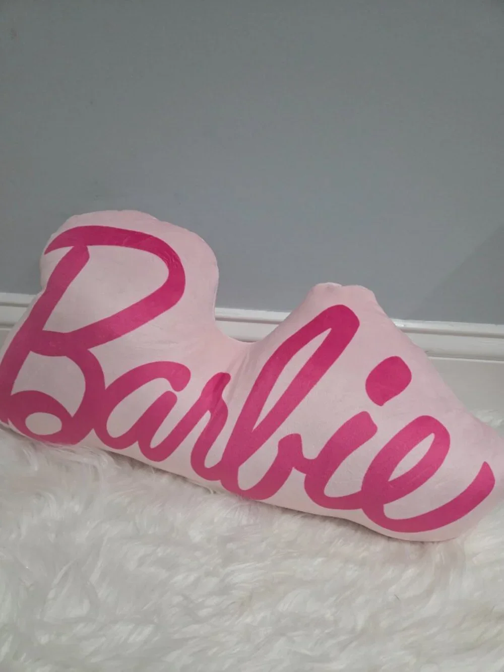 Barbie Logo Accent Pillow